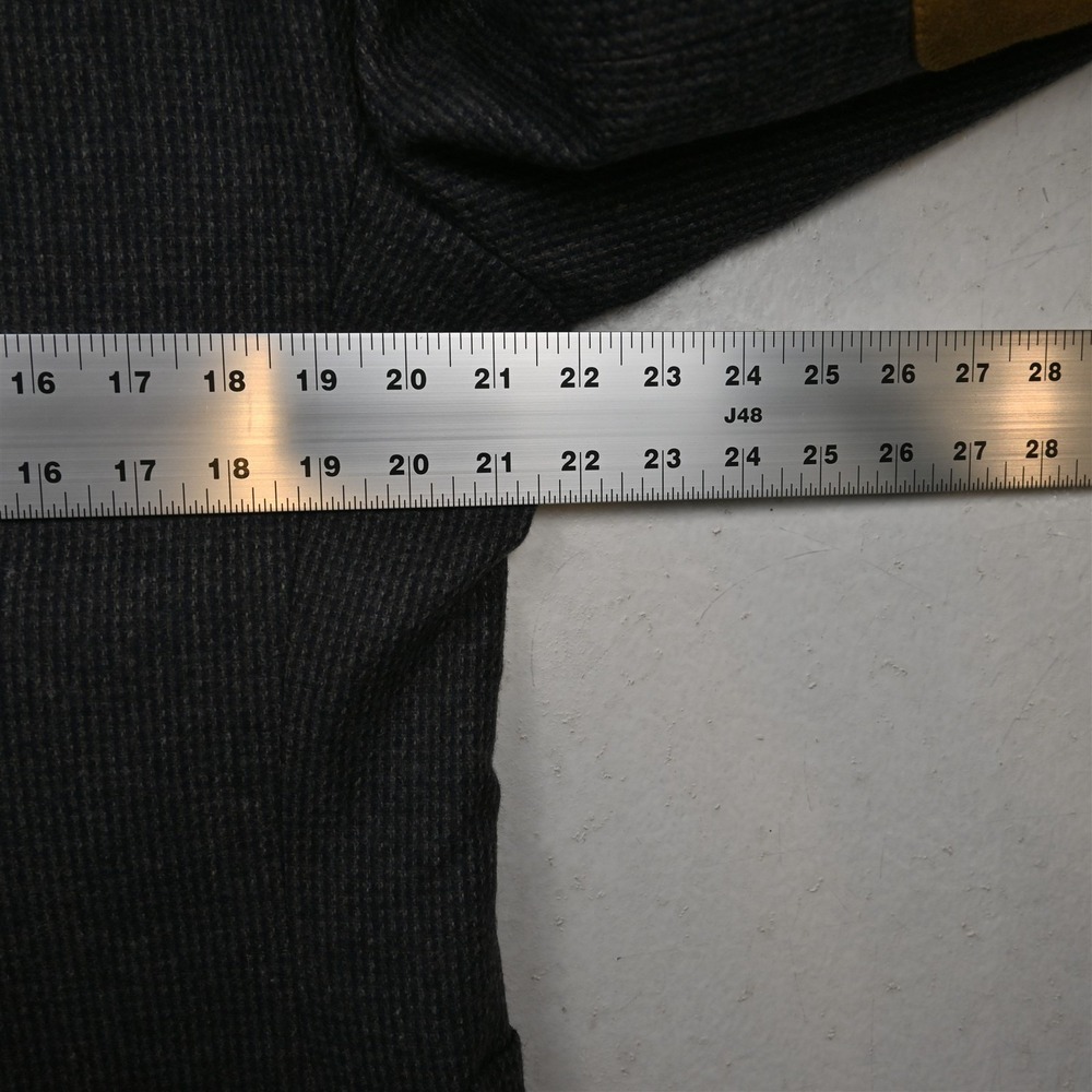 Vtg USA Made 41R Blue Gray Nailshead Wool Tweed Blazer Suit Jacket Sport Coat - Picture 7 of 12